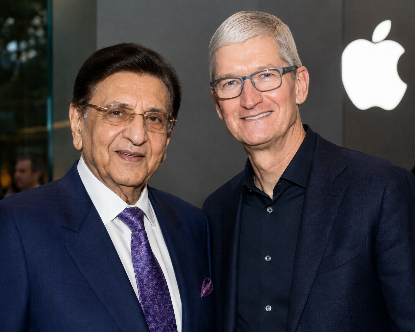 cyrus poonawalla and tim cook